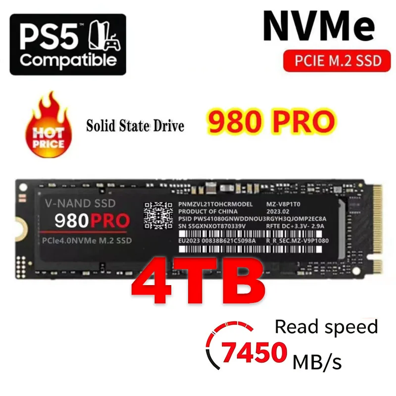 Samsung Ssd 980 Pro - Высокоскоростной твердотельный накопитель 980 PRO PCIe4.0
