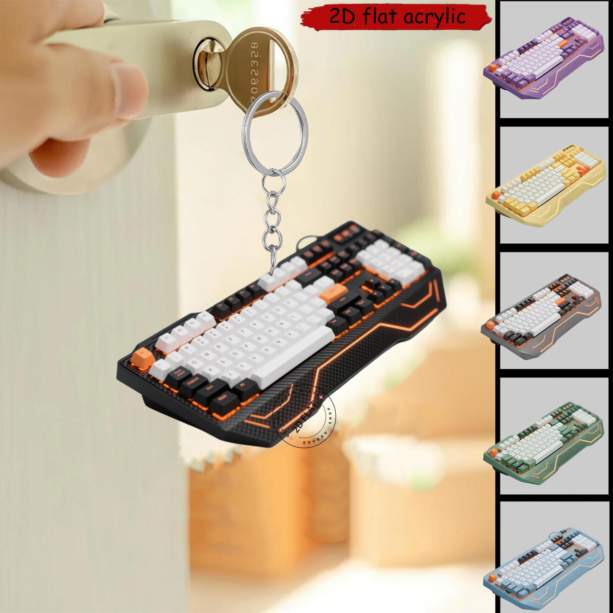 Tech Accessories Backpack - 2D-брелок в виде клавиши из акрила,