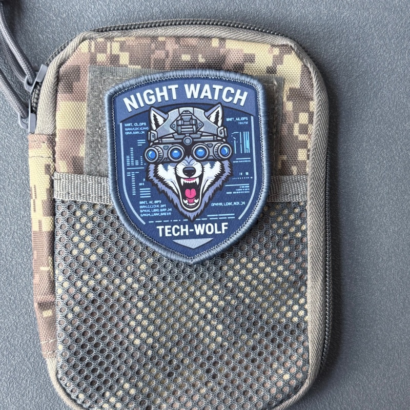 Tech Accessories Backpack - Нашивка Night Watch Tech-Wolf, тактический значок