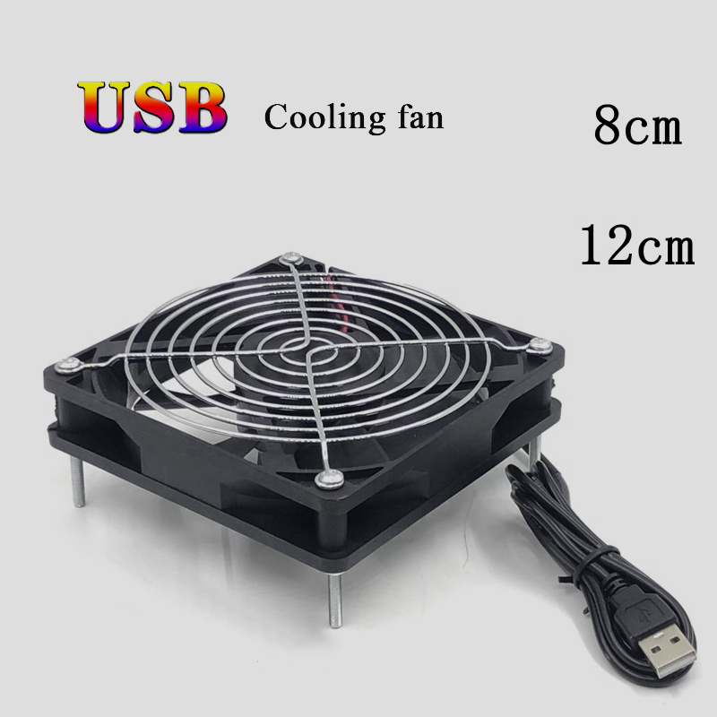 Usb Fan Silent - 8/12 см 12 В USB-питание компьютерный