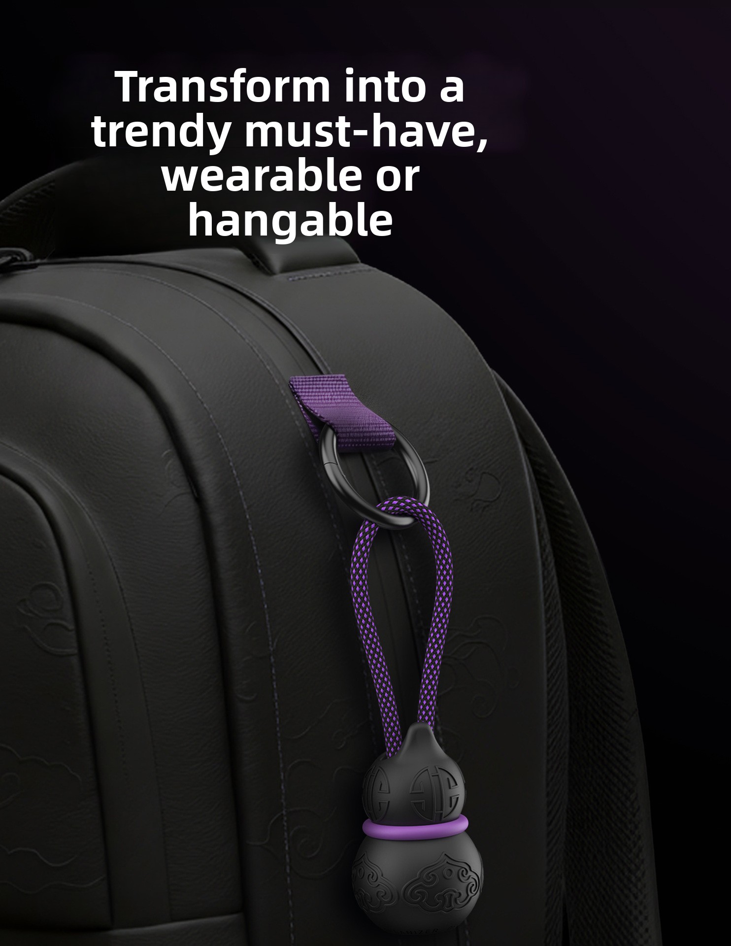 Tech Accessories Backpack - Портативный органайзер для кабелей, брелок, силиконовый