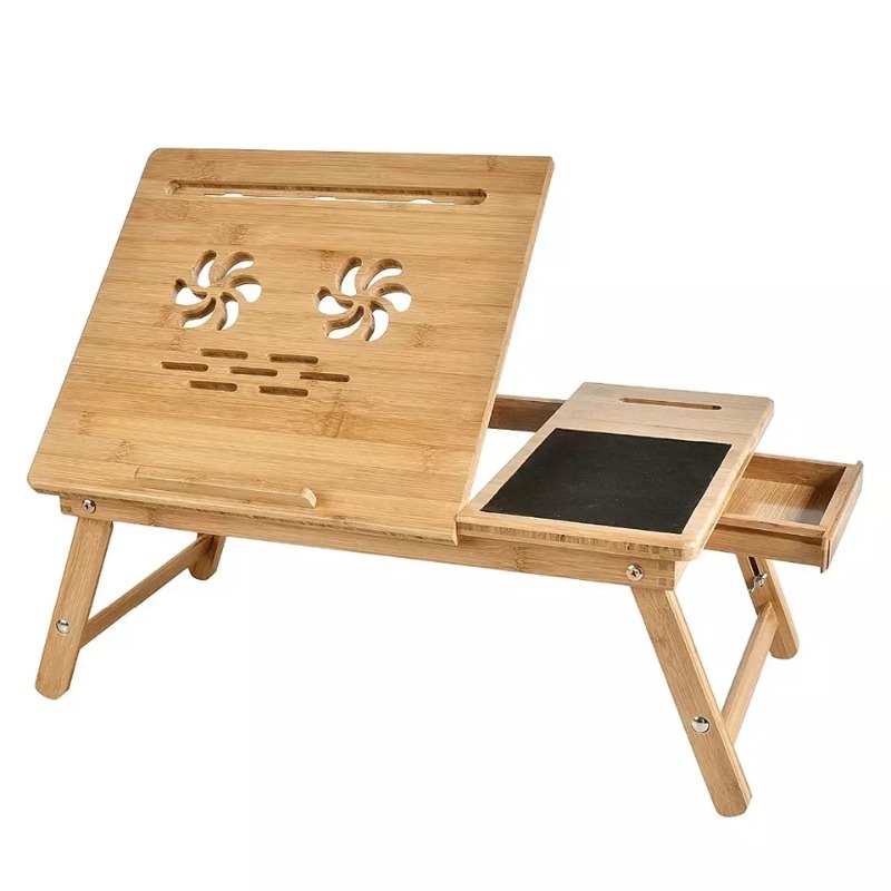 Регулируемая бамбуковая подста – обзор и цена Laptop Stand Bamboo