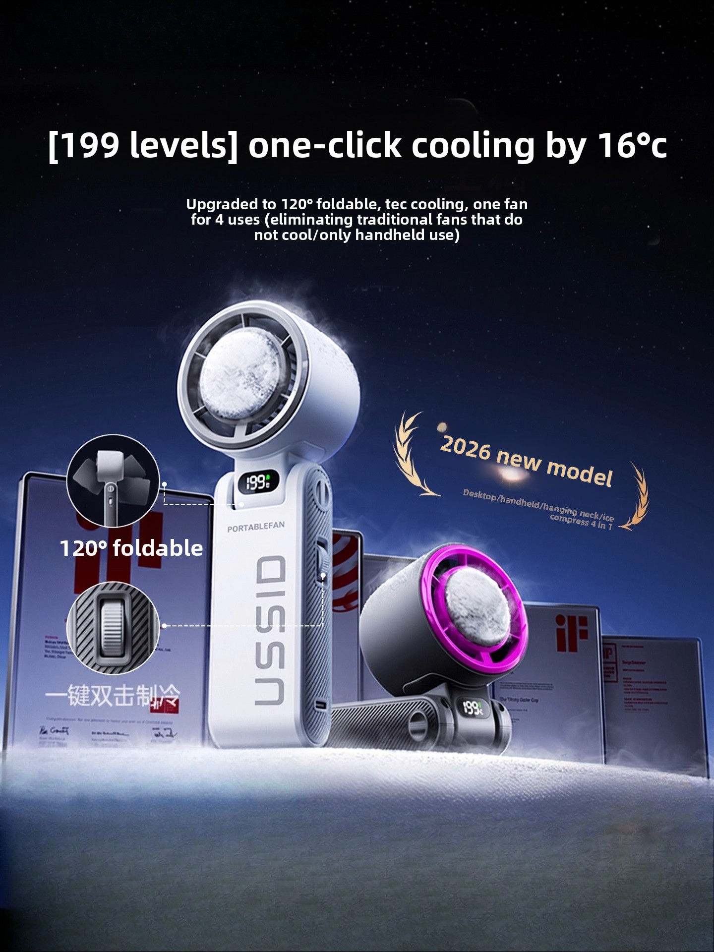 Новый складной портативный вен – обзор и цена Usb Fan Silent