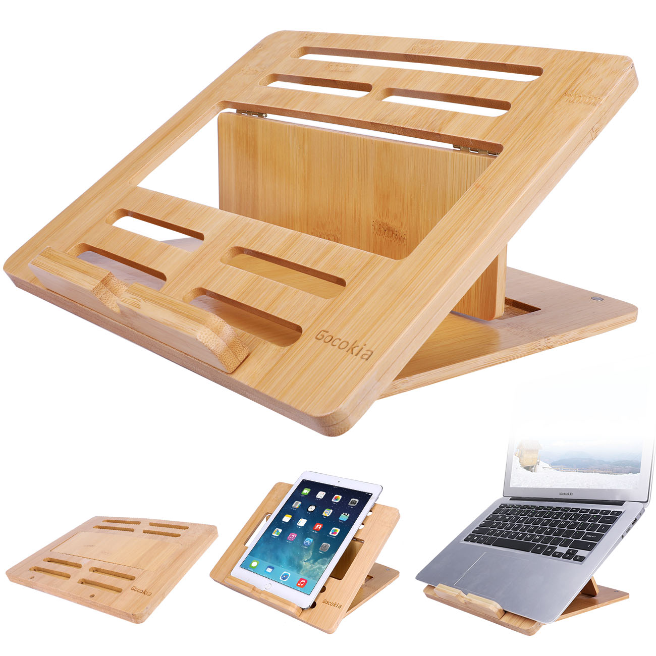 Бамбуковая подставка для ноутб – обзор и цена Laptop Stand Bamboo
