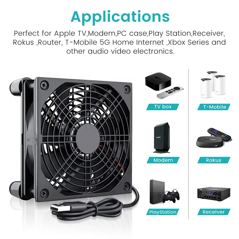 USB-вентилятор для ПК, 120 мм, – обзор и цена Usb Fan Silent