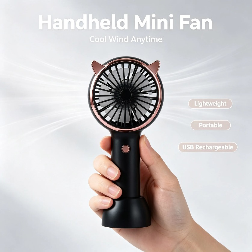 Портативный мини-вентилятор с  – обзор и цена Usb Fan Silent